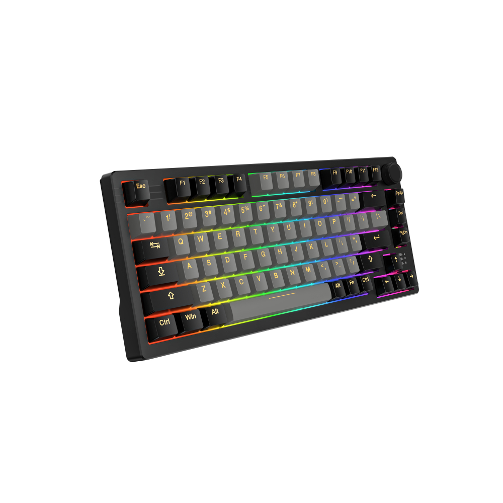 Bàn phím cơ Dareu EK75 PRO - BLACK GOLDEN Firely/Dream Switch RGB -Chính hãng