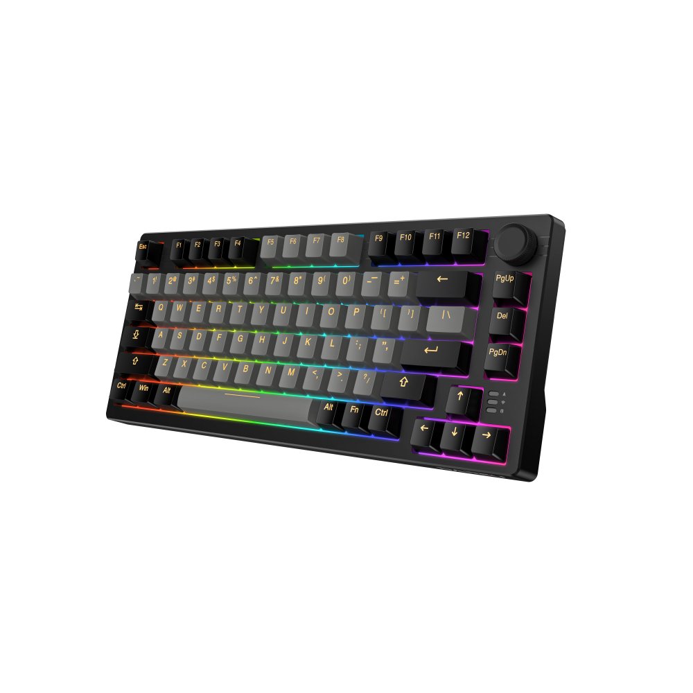 Bàn phím cơ Dareu EK75 PRO - BLACK GOLDEN Firely/Dream Switch RGB -Chính hãng