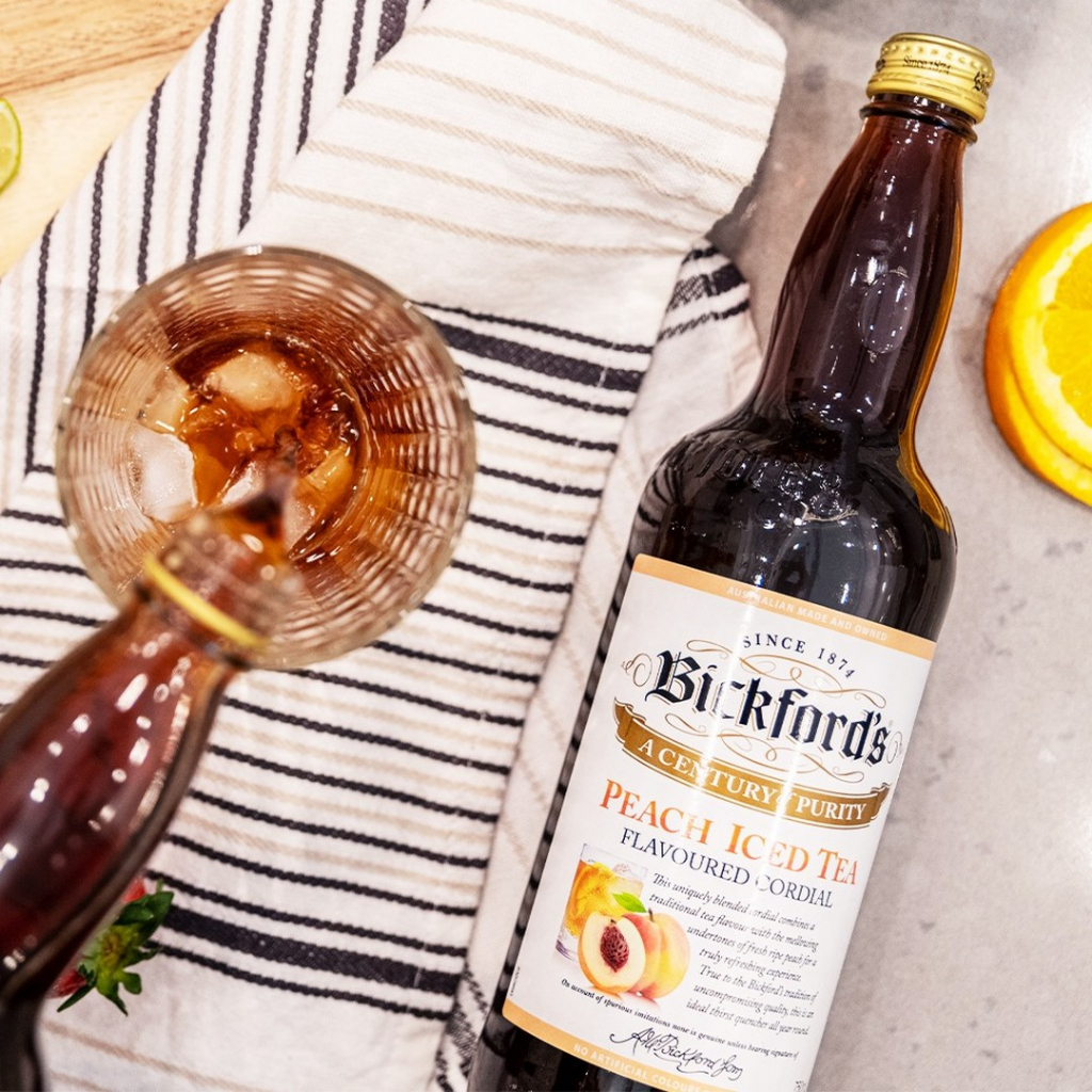 Siro Nước Cốt Trà Đào Bickford's| Thể Tích Khủng 750ml | Nhập Úc!