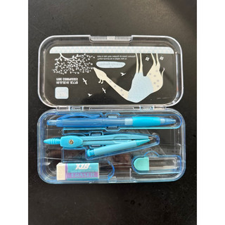Bộ Compa Bút Thước - Gồm 6 dụng cụ/bộ loại to (JK1213)