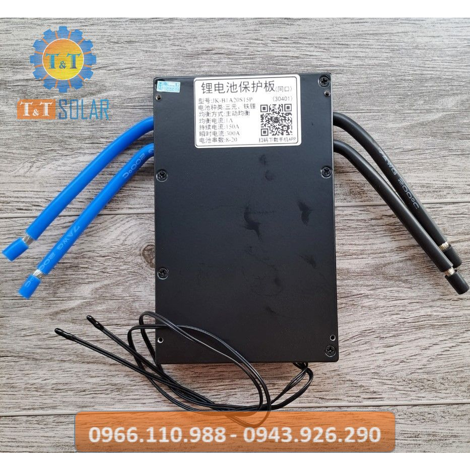 Smart BMS Bluetooth JK Active Balance cân bằng chủ động 20S 150A cân 1A