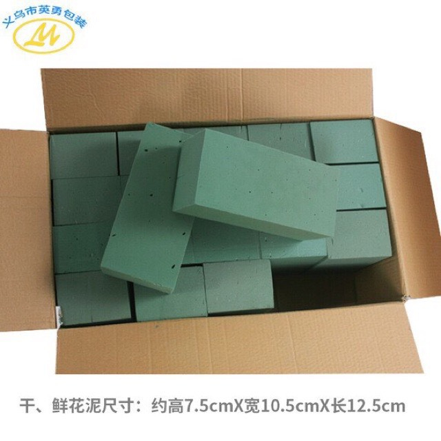 Xốp xanh cắm hoa trang trí