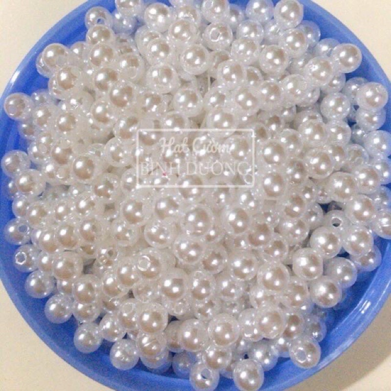 100g hạt trai trang trí oản,trang trí hoa,làm đồ hanmade, hộp quà. trang trí oản