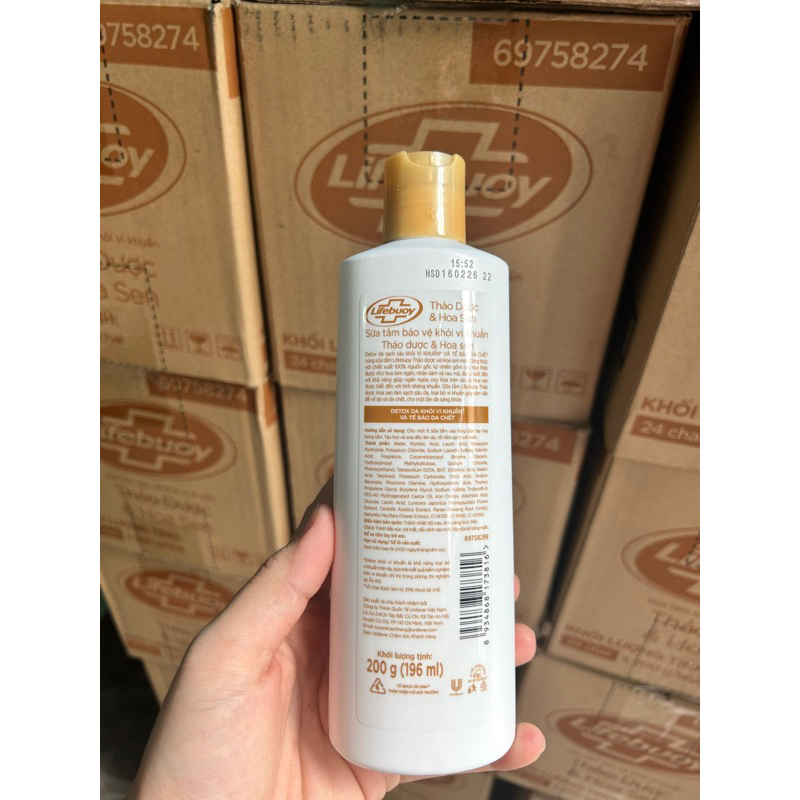 200g - Sữa tắm Lifebuoy KHUYẾN MÃI nhiều loại