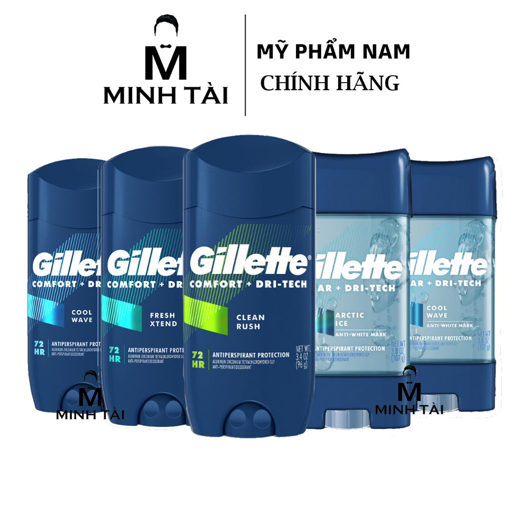 lăn khử mùi Gillette 96g 107g - Hàng Mỹ - Hàng chính hãng