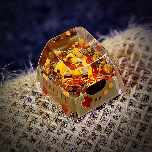 Charmander keycap , pokemon keycap , resin keycap , nút bàn phím cơ