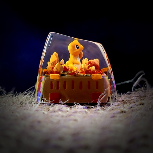 Charmander keycap , pokemon keycap , resin keycap , nút bàn phím cơ