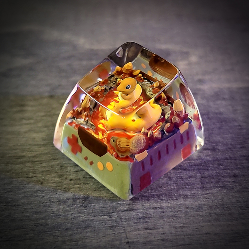 Charmander keycap , pokemon keycap , resin keycap , nút bàn phím cơ