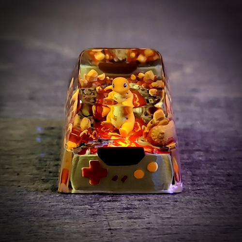 Charmander keycap , pokemon keycap , resin keycap , nút bàn phím cơ