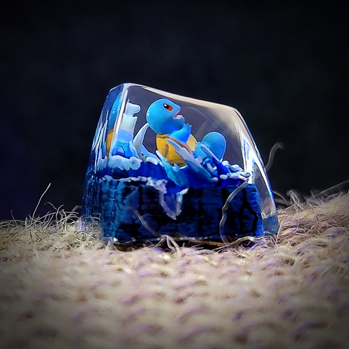 Squirtle keycap , pokemon keycap , nút bàn phím cơ pokemon , keycap resin