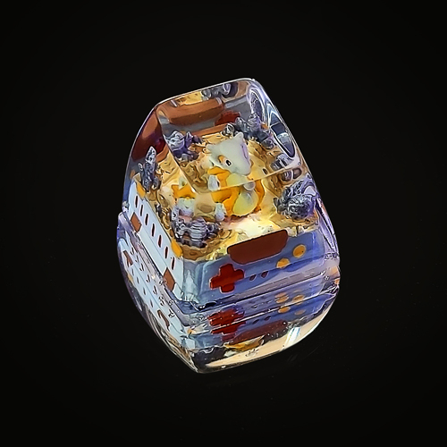 Cubone keycap , pokemon keycap , nút bàn phím cơ pokemon cubone , artisan keycap , anime keycap