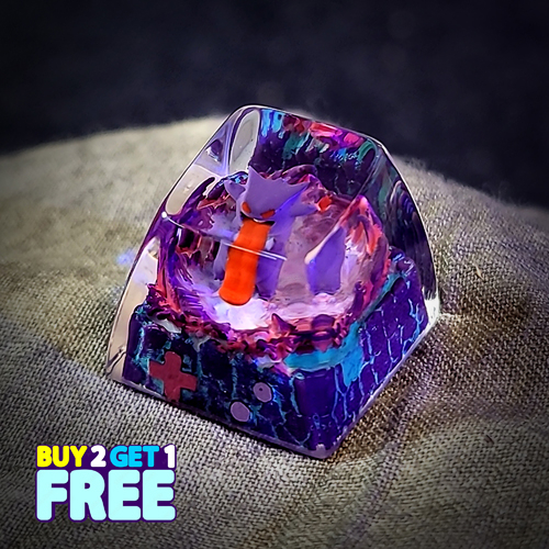 Gengar keycap , pokemon keycap , artisan keycap , nút bàn phím cơ pokemon