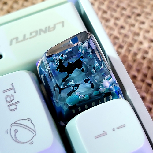 Mimikyu keycap , pokemon keycap , keycap artisan , nút bàn phím cơ SA, anime keycap