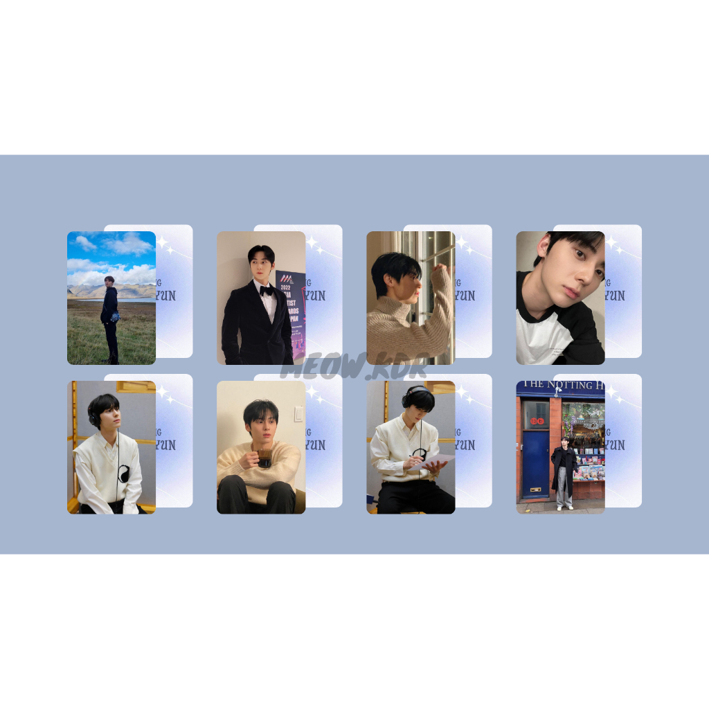 Set card bo góc Hwang Min Hyun