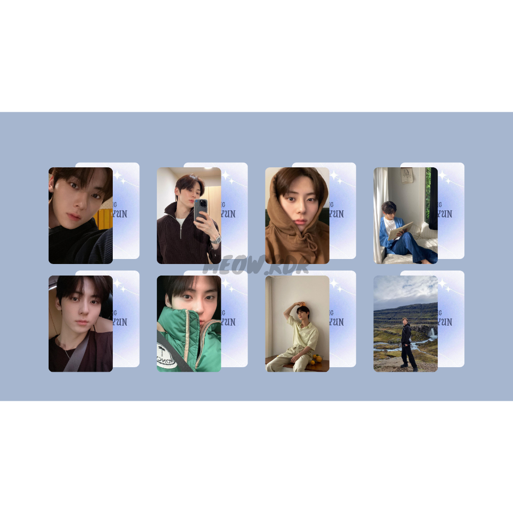 Set card bo góc Hwang Min Hyun