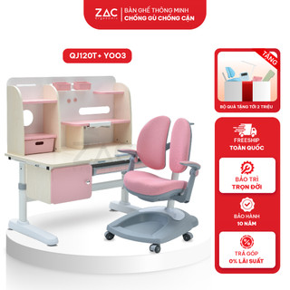 Bộ bàn ghế chống gù chống cận zac ergonomic qjhh120t +y003