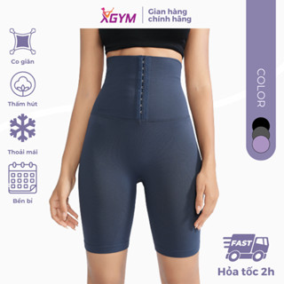 Quần thể thao legging lửng kèm đai nịt bụng cho nữ tập gym,yoga,chạy bộ,đạp xe, nâng mông XGYM XK766