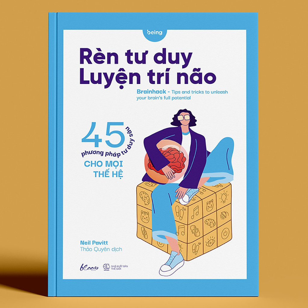 Sách - Rèn Tư Duy – Luyện Trí Não (45 Phương Pháp Tư Duy Sâu Cho Mọi Thế Hệ) (AZ Việt Nam)