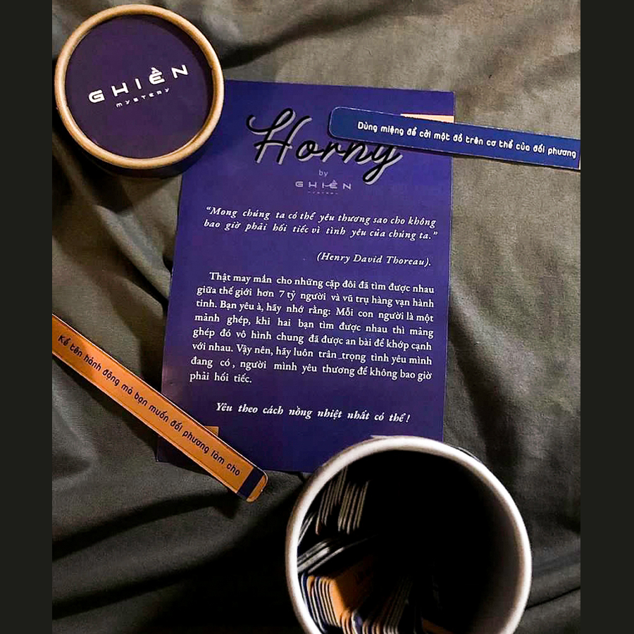Combo Thẻ Tình Yêu "Horny - Love Again" - Drinking Game cặp đôi hâm nóng tình cảm làm lành chữa tình | Ghiền Mystery