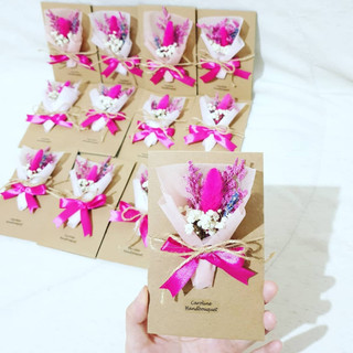 Hoa khô cỏ Đuôi thỏ làm đồ decor handmade (chùm 3 bông)
