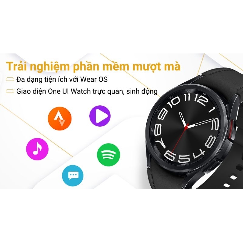 Đồng hồ thông minh Samsung Galaxy Watch 6 Classic - Hàng chính hãng