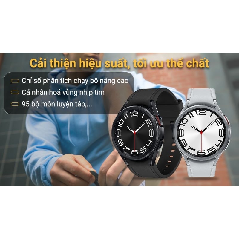 Đồng hồ thông minh Samsung Galaxy Watch 6 Classic - Hàng chính hãng
