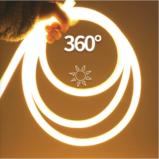 1 mét dây đèn led neon 360 độ dùng điện 220v chưa bao gồm dây nguồn