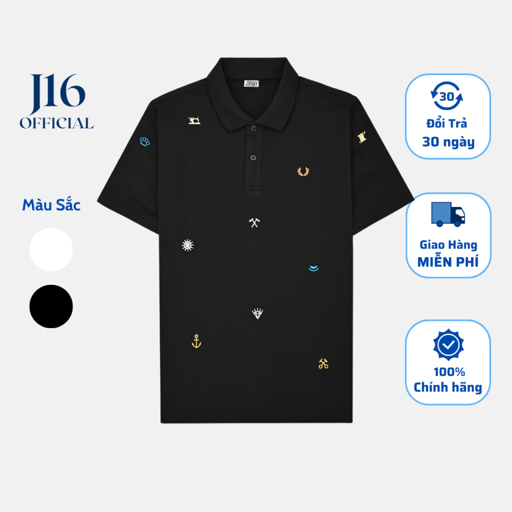 Áo Polo Nam Có Cổ NeO Vải Cá Sấu Cotton Thoáng Khí Co Giãn 4 Chiều - J16