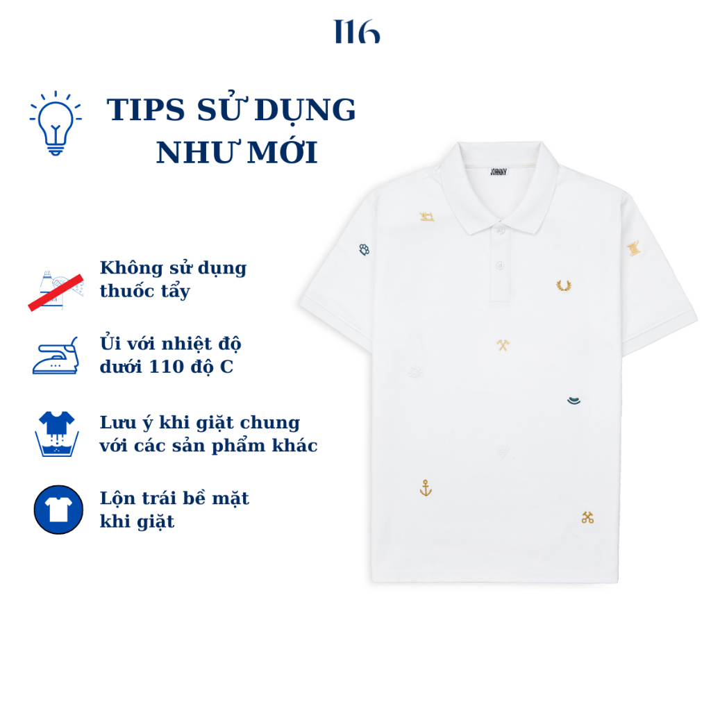 Áo Polo Nam Có Cổ NeO Vải Cá Sấu Gai Mắt Chim Thoáng Khí Co Giãn 4 Chiều  - J16