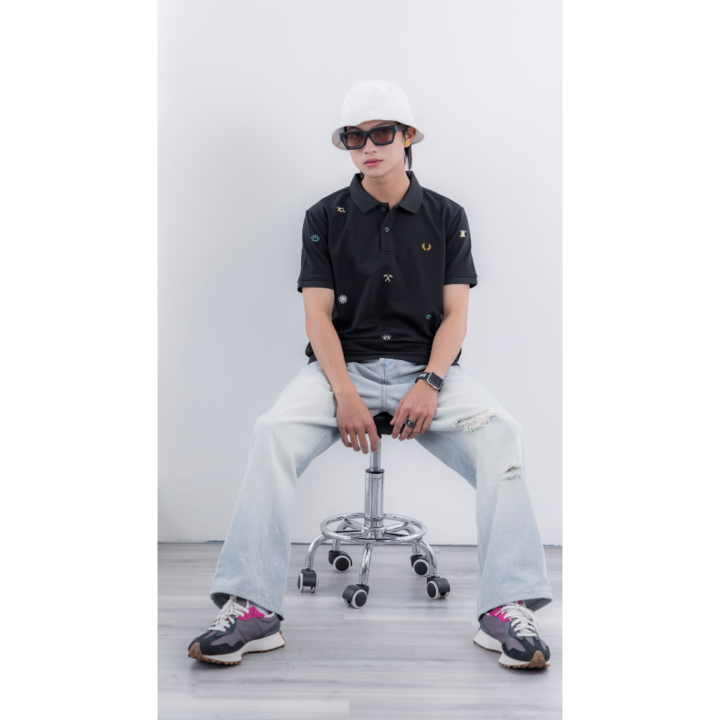 Áo Polo Nam Có Cổ NeO Vải Cá Sấu Gai Mắt Chim Thoáng Khí Co Giãn 4 Chiều  - J16