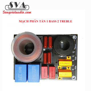 Mạch phân tần loa kéo 1 bass 2 treble - 1 mạch