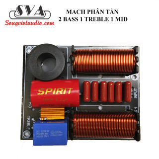 Mạch phân tần loa kéo 2 bass 1 treble 1 mid - 1 mạch