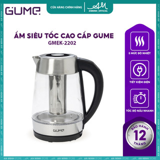 Ấm Siêu Tốc Cách Nhiệt Cao Cấp Hàn Quốc GUME-GMEK2202, Bảo Hành 12 Tháng Lỗi 1 Đổi 1