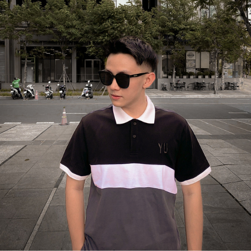 Yumenswear | Áo Polo Khối Màu Form Thường Regular Half Block - MPR005