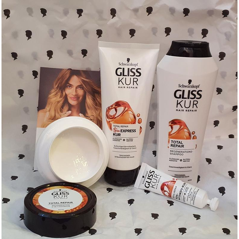 Ủ tóc Schwarzkopf Gliss 2-in-1 - Chuyên phục hồi tóc hư tổn- hàng Đức