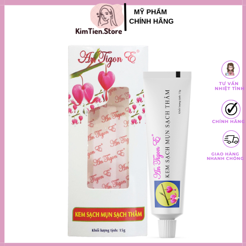 Kem Sạch Mụn Sạch Thâm ANTIGON E 15g