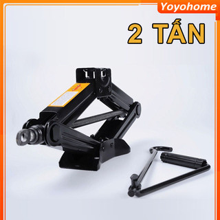 Bộ Kích Gầm Ô Tô, Kích Thay Lốp Cho Xe Hơi Có Đòn Bẩy Nâng Gầm Dễ Dàng Trọng Tải 2 Tấn