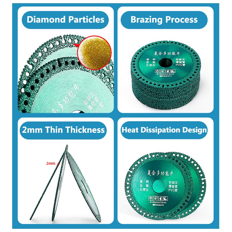 Đĩa Cắt Kim Cương 6 Trong 1 Đa Năng Màu Sắc Xinh Xắn