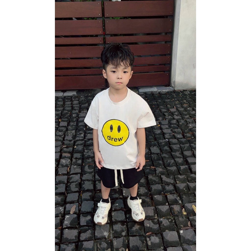 Set Quần Áo DR Mặt Vàng cho trẻ em chất cotton 2BKids Fasion