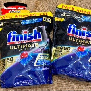 🇩🇪 VIÊN RỬA BÁT FINISH POWERBALL QUANTUM ULTIMATE  60 TABS ALL IN 1
