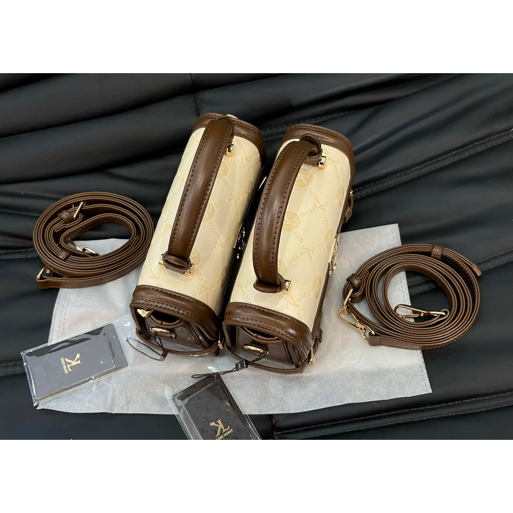 Túi xách tay + đeo chéo nữ size 20cm*7cm*12cm COKE HEART đủ màu