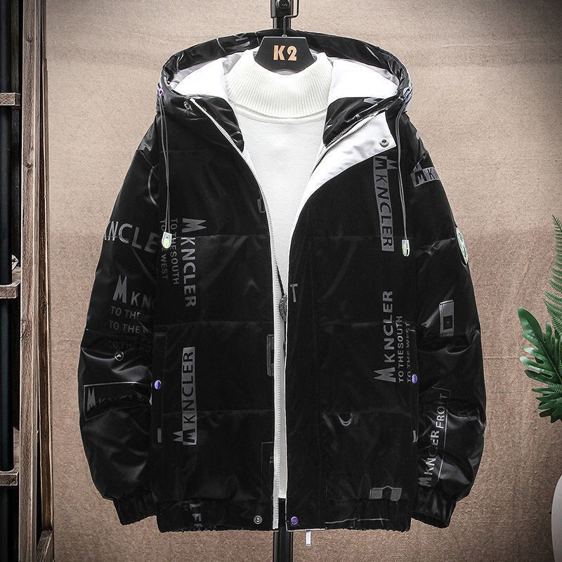 Áo phao nam có mũ họa tiết độc lạ hàng cao cấp dày ấm