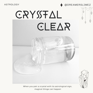 ĐỒ CHƠI SLIME CRYSTAL CLEAR - Slime trong suốt | Clear slime | Slime từ keo trong | Slime thiết kế | Slam