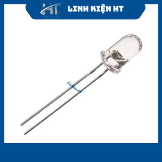 Led 5mm màu vàng thân trong suốt siêu sáng - linh kiện ht