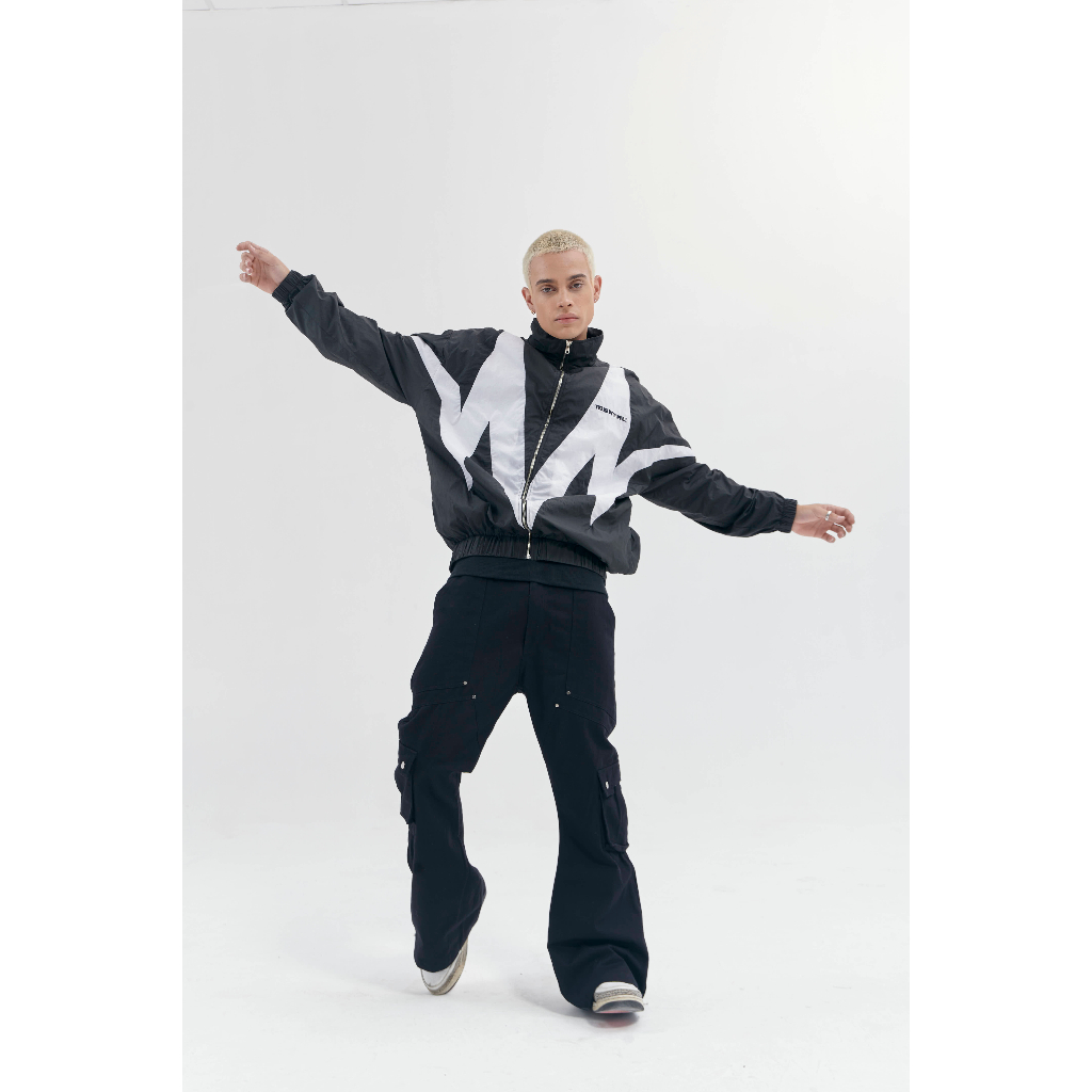 Áo Khoác Dù Nam Nữ Khóa Zip YKK Cao Cấp MENTAL® BIG ICON "M" JACKET