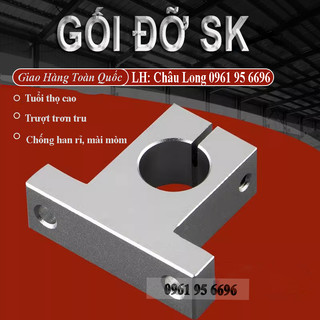 Gối đỡ thanh trượt tròn ty trượt sk 8 10 12 16 20 25 30 35 loại tốt