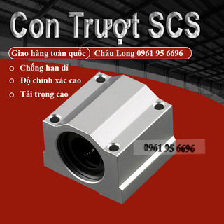 Con trượt tròn bi trượt vuông scs 8 10 12 16 20 25uu loại tốt giá rẻ