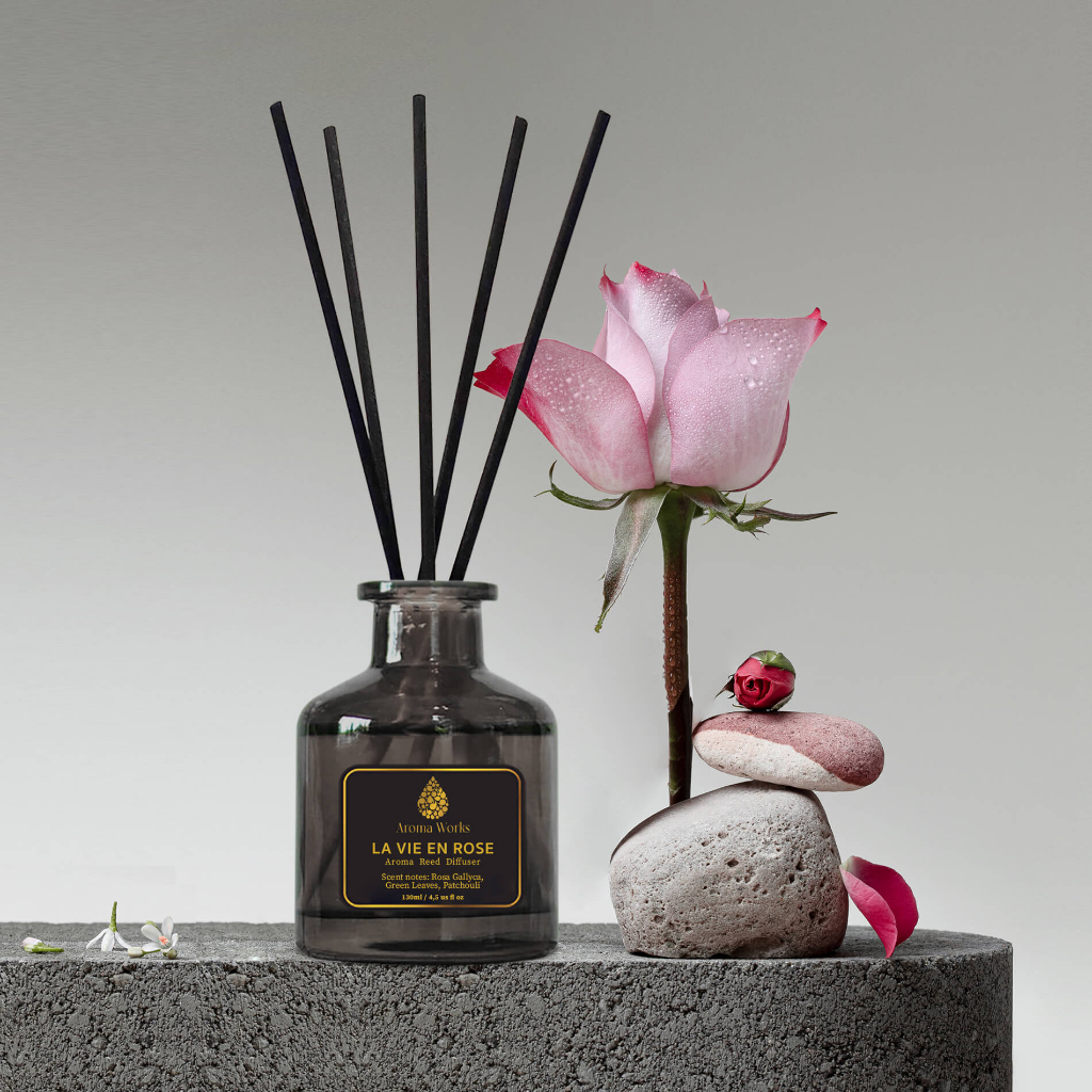 Tinh Dầu Tán Hương Que Mây Aroma Works Reed Diffuser - Hotel Collections 130ml