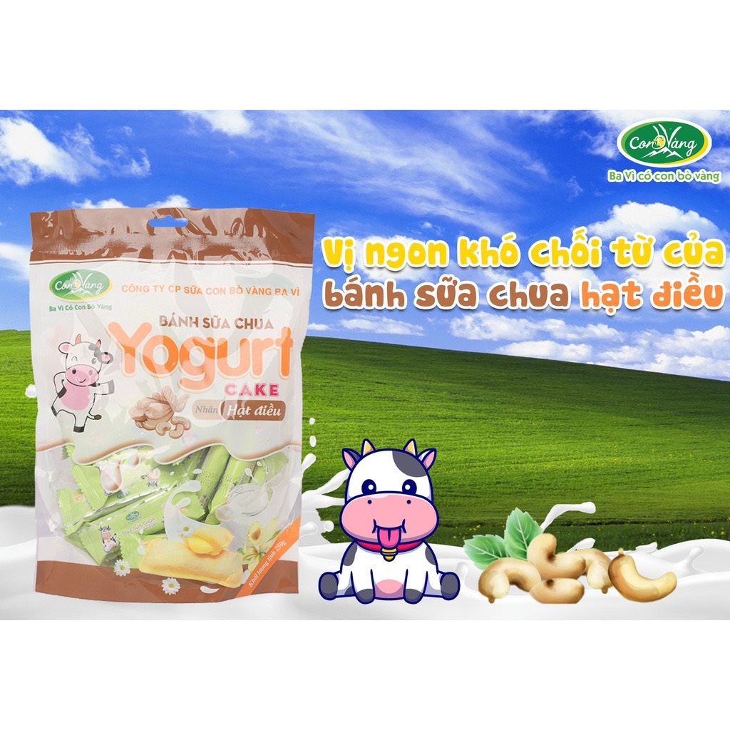 Bánh Sữa Chua Giòn Con Bò Vàng