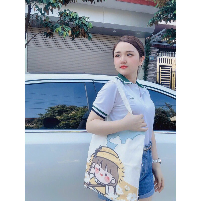 Túi tote Shin vải thô canvas siêu bền